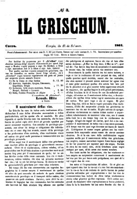 I Grischun Donnerstag 17. Januar 1861