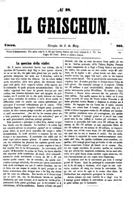 I Grischun Donnerstag 2. Mai 1861