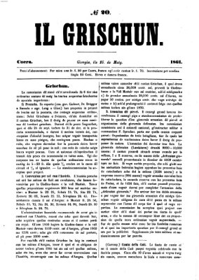 I Grischun Donnerstag 16. Mai 1861