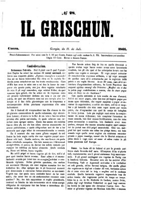 I Grischun Donnerstag 11. Juli 1861