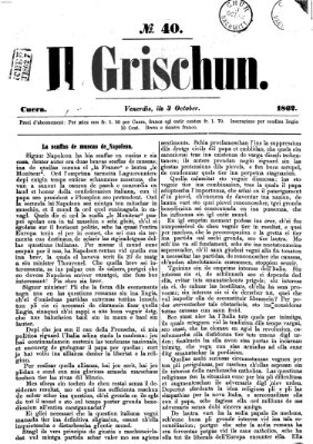 I Grischun Freitag 3. Oktober 1862