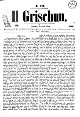 I Grischun Freitag 8. Mai 1863