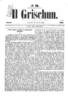 I Grischun Freitag 22. Mai 1863