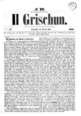 I Grischun Freitag 17. Juli 1863