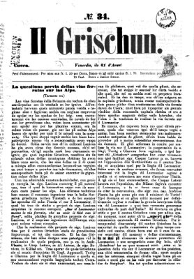 I Grischun Freitag 21. August 1863