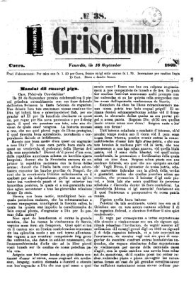 I Grischun Freitag 18. September 1863