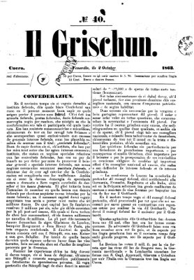 I Grischun Freitag 2. Oktober 1863