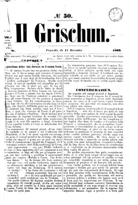 I Grischun Freitag 11. Dezember 1863