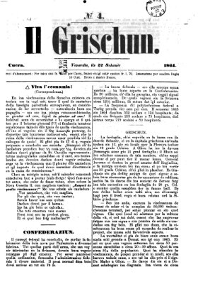 I Grischun Freitag 22. Januar 1864