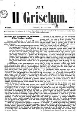 I Grischun Freitag 12. Februar 1864