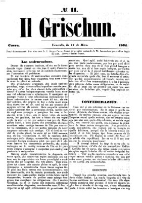 I Grischun Freitag 11. März 1864