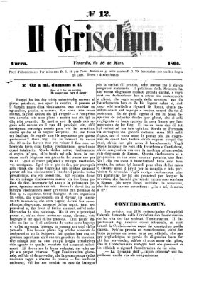 I Grischun Freitag 18. März 1864