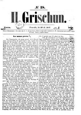 I Grischun Freitag 29. April 1864