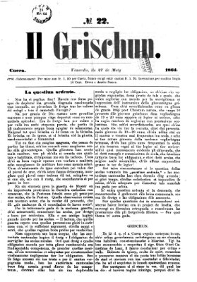 I Grischun Freitag 27. Mai 1864