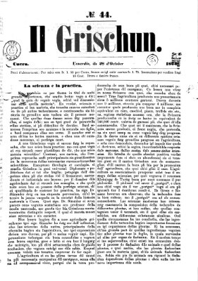 I Grischun Freitag 28. Oktober 1864