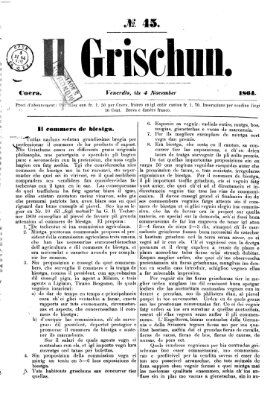 I Grischun Freitag 4. November 1864