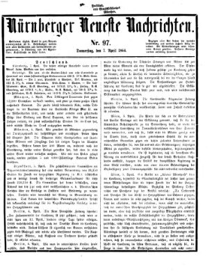 Nürnberger neueste Nachrichten Donnerstag 7. April 1864