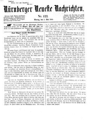 Nürnberger neueste Nachrichten Montag 2. Mai 1864