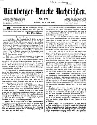 Nürnberger neueste Nachrichten Mittwoch 4. Mai 1864