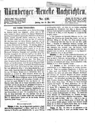 Nürnberger neueste Nachrichten Freitag 20. Mai 1864