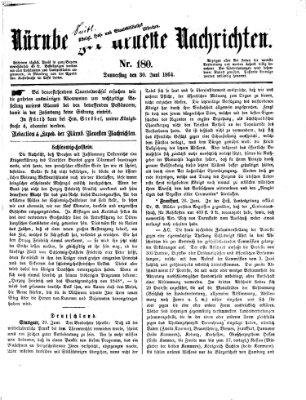 Nürnberger neueste Nachrichten Donnerstag 30. Juni 1864