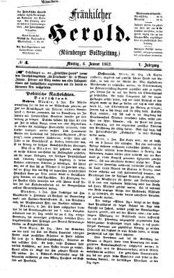 Fränkischer Herold Montag 6. Januar 1862