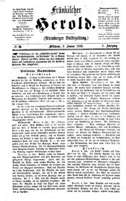 Fränkischer Herold Mittwoch 8. Januar 1862