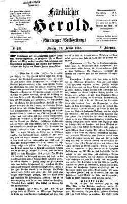 Fränkischer Herold Montag 27. Januar 1862