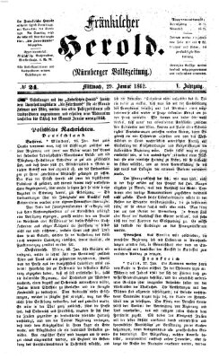 Fränkischer Herold Mittwoch 29. Januar 1862