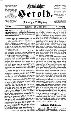 Fränkischer Herold Donnerstag 30. Januar 1862