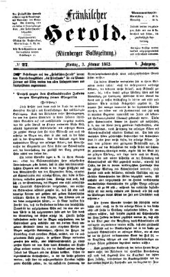 Fränkischer Herold Montag 3. Februar 1862