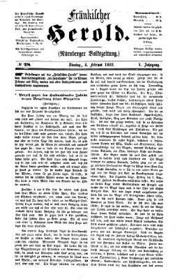 Fränkischer Herold Dienstag 4. Februar 1862