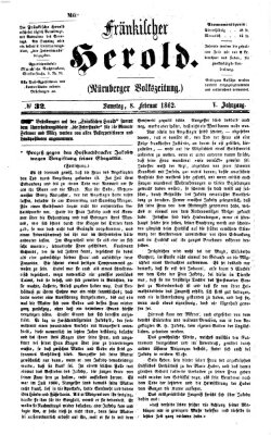 Fränkischer Herold Samstag 8. Februar 1862