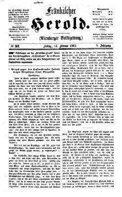 Fränkischer Herold Freitag 14. Februar 1862