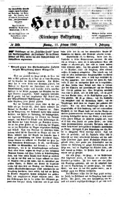 Fränkischer Herold Montag 17. Februar 1862