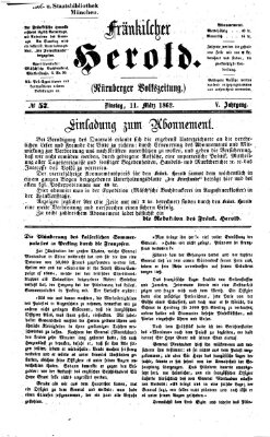 Fränkischer Herold Dienstag 11. März 1862