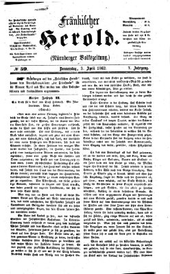 Fränkischer Herold Donnerstag 3. April 1862