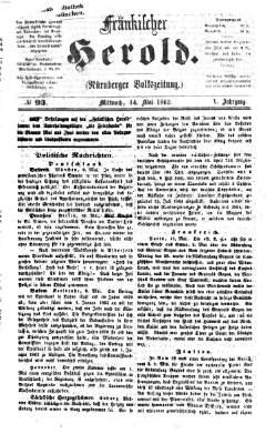 Fränkischer Herold Mittwoch 14. Mai 1862