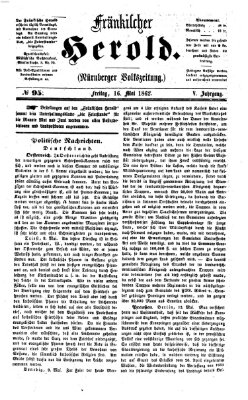 Fränkischer Herold Freitag 16. Mai 1862