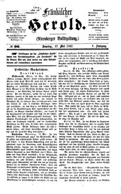 Fränkischer Herold Samstag 17. Mai 1862