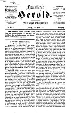 Fränkischer Herold Freitag 23. Mai 1862