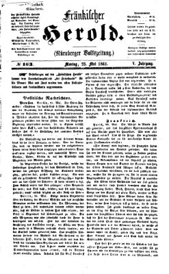 Fränkischer Herold Montag 26. Mai 1862