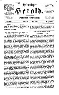 Fränkischer Herold Dienstag 17. Juni 1862