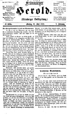 Fränkischer Herold Montag 23. Juni 1862