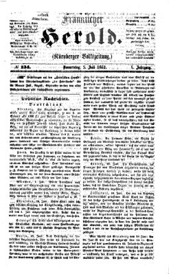 Fränkischer Herold Donnerstag 3. Juli 1862