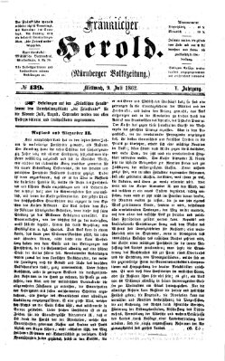 Fränkischer Herold Mittwoch 9. Juli 1862