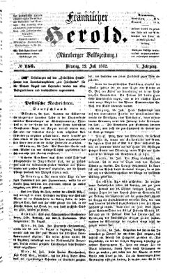 Fränkischer Herold Dienstag 29. Juli 1862