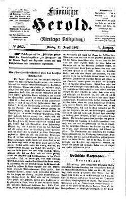 Fränkischer Herold Montag 11. August 1862