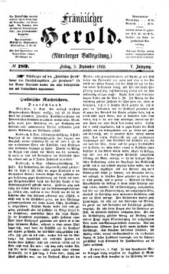 Fränkischer Herold Freitag 5. September 1862