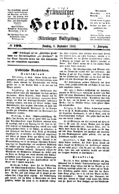 Fränkischer Herold Samstag 6. September 1862